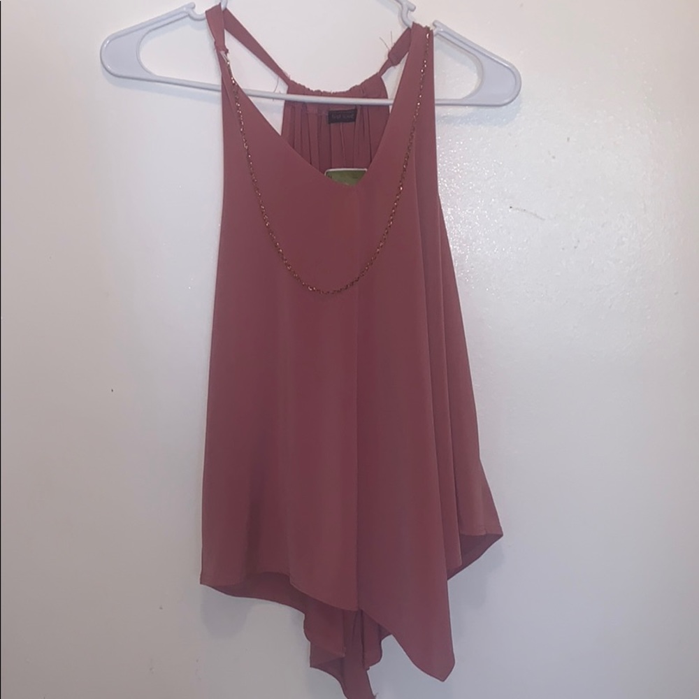 Blouse with attached jewelry